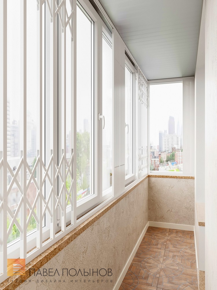 Фото интерьер лоджии из проекта «Квартира в классическом стиле, ЖК «Time дом у Московской», 120 кв.м.»