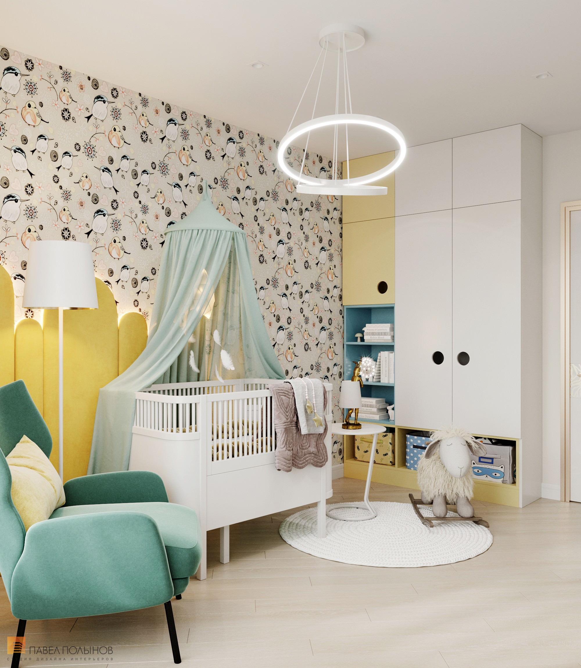 Фото интерьер детской комнаты из проекта «Квартира в современном стиле, ЖК «Аннино парк», 54 кв.м.»