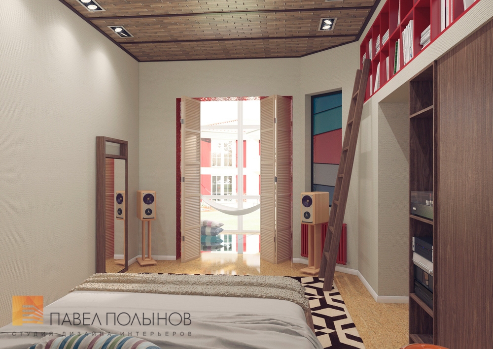 Фото дизайн спальни из проекта «г. Москва, Таунхаус в поселке «Ангелово», 143 кв.м»