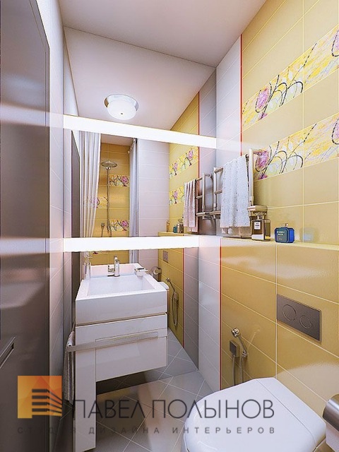 Фото дизайн санузла из проекта «ул.Ушинского - дизайн интерьера квартиры 100 кв.м»