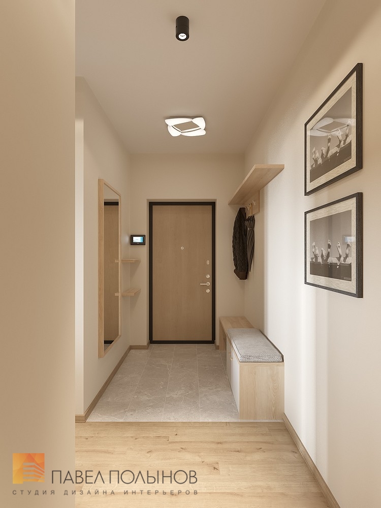 Фото интерьер прихожей из проекта «Интерьер квартиры в современном стиле, ЖК «Солнечный»»