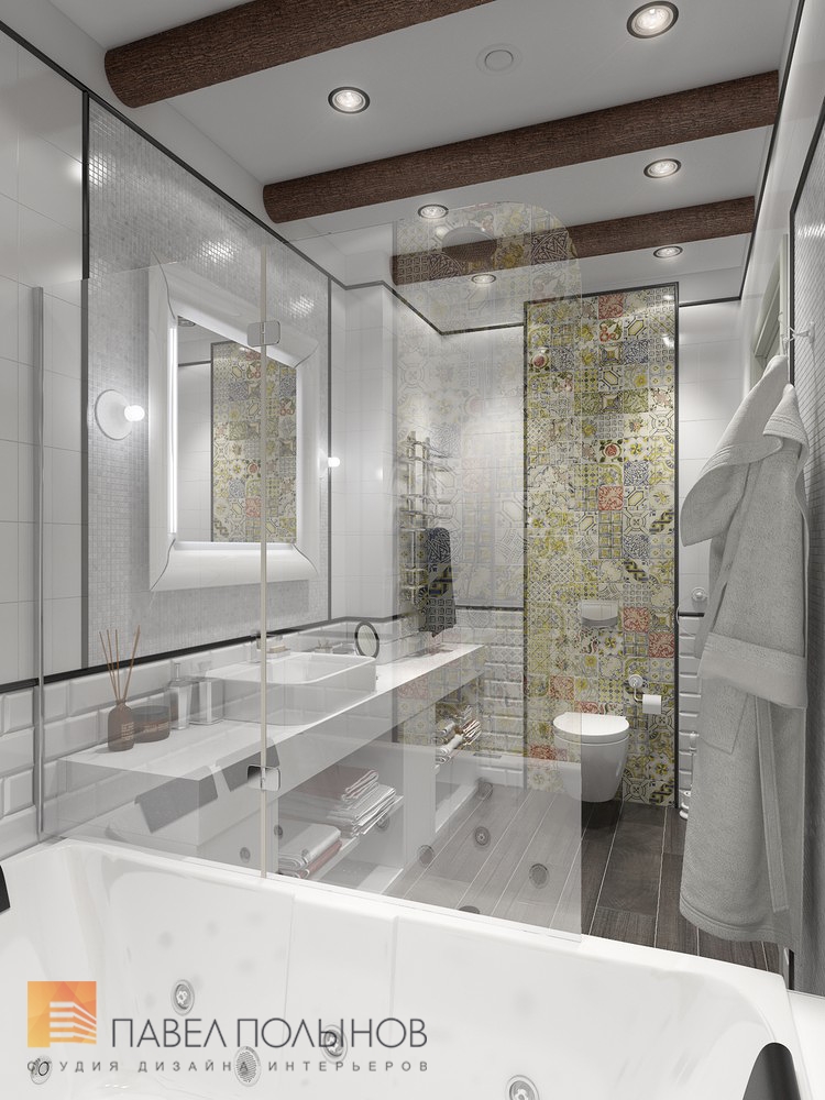 Фото интерьер ванной комнаты из проекта «Интерьер трехкомнатной квартиры в элитном доме «Таврический», 112 кв.м»