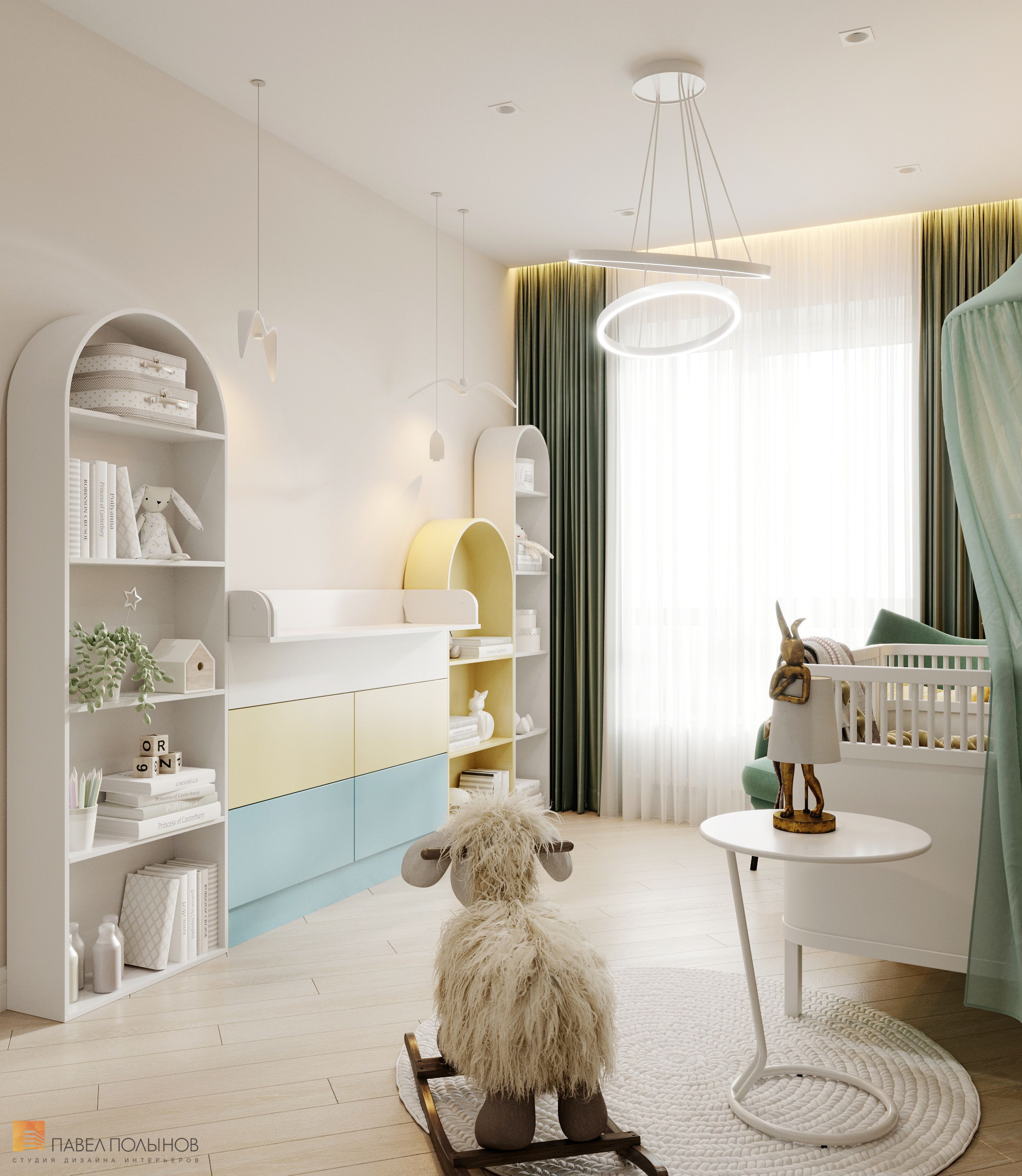 Фото детская комната из проекта «Квартира в современном стиле, ЖК «Аннино парк», 54 кв.м.»