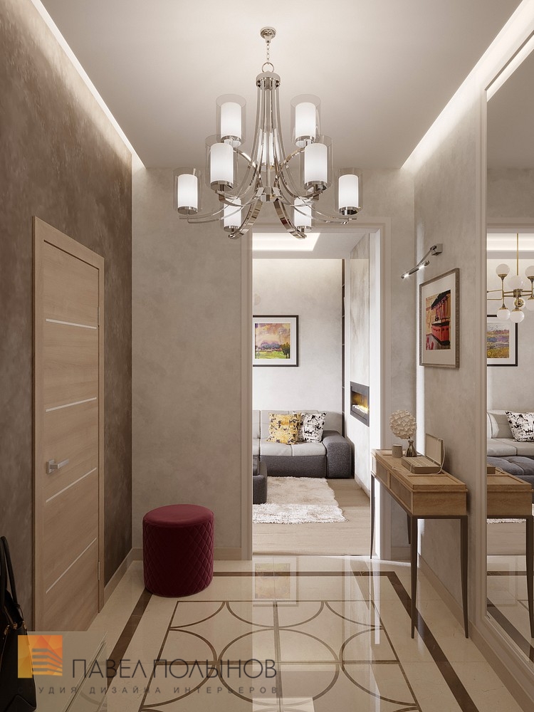 Фото интерьер холла из проекта «Дизайн квартиры в современном стиле, ЖК «Home Sweet Home», 129 кв.м.»