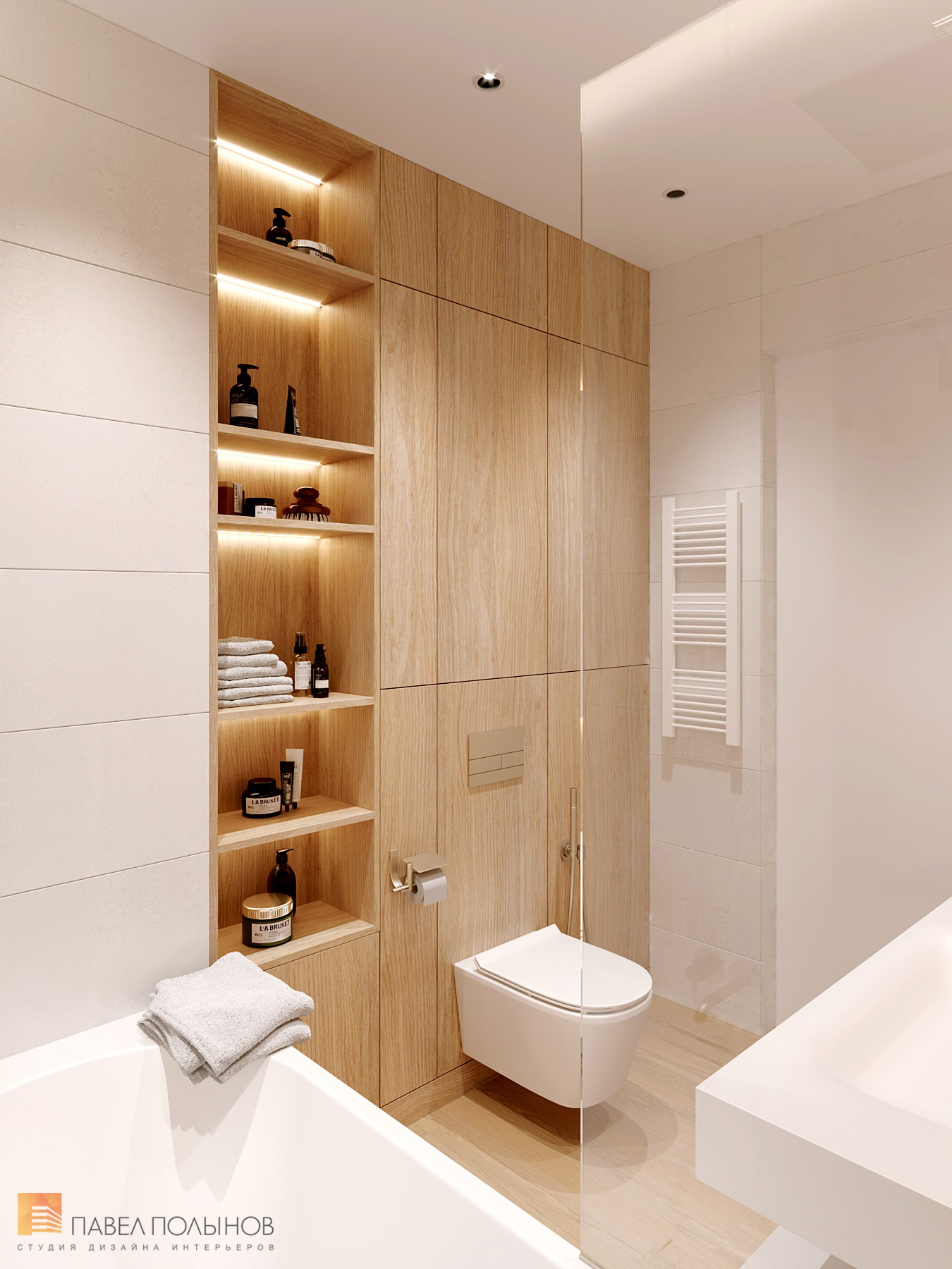 Фото интерьер ванной комнаты из проекта «Квартира в современном стиле, ЖК «Дом на Зелейной», 142 кв.м.»