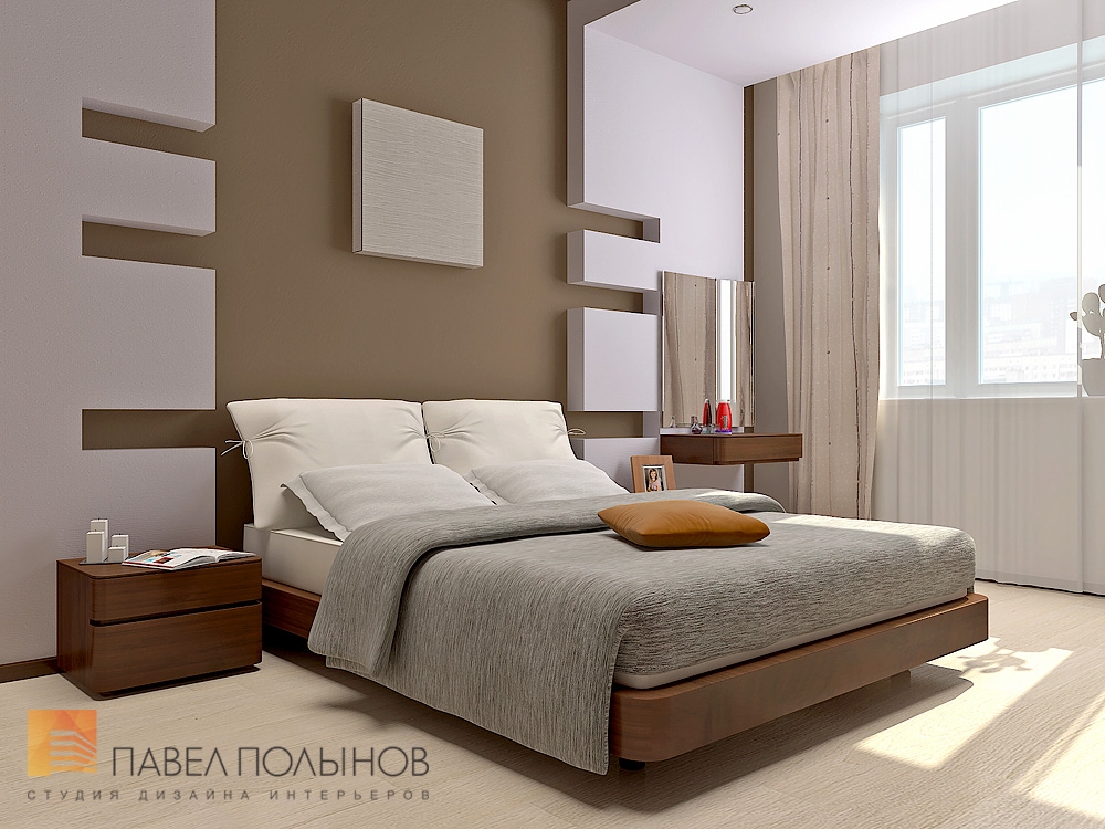 Фото спяльня из проекта «пр. Славы - дизайн интерьера квартиры 110 кв.м» Фото спяльня из проекта «пр. Славы - дизайн интерьера квартиры 110 кв.м»
