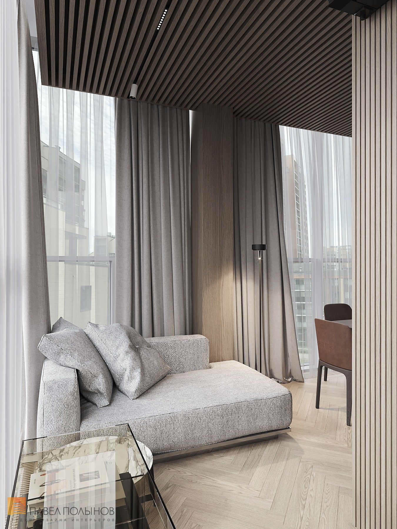 Фото дизайн интерьера столовой из проекта «Просторная квартира в современном стиле, ЖК «Duderhof Club», 146 кв.м.»
