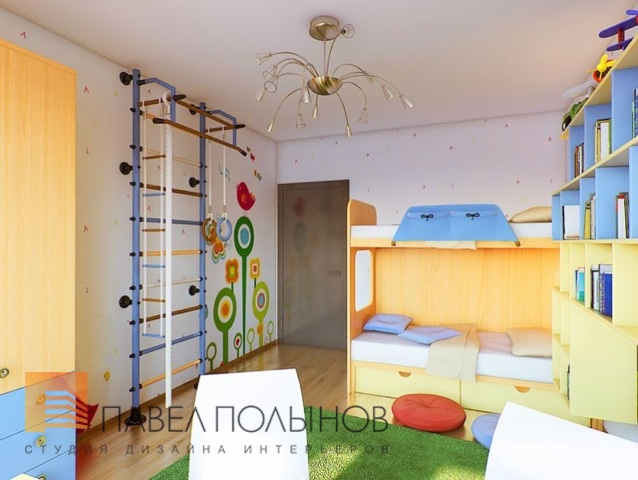 Фото интерьер детской комнаты из проекта «ул.Ушинского - дизайн интерьера квартиры 100 кв.м»
