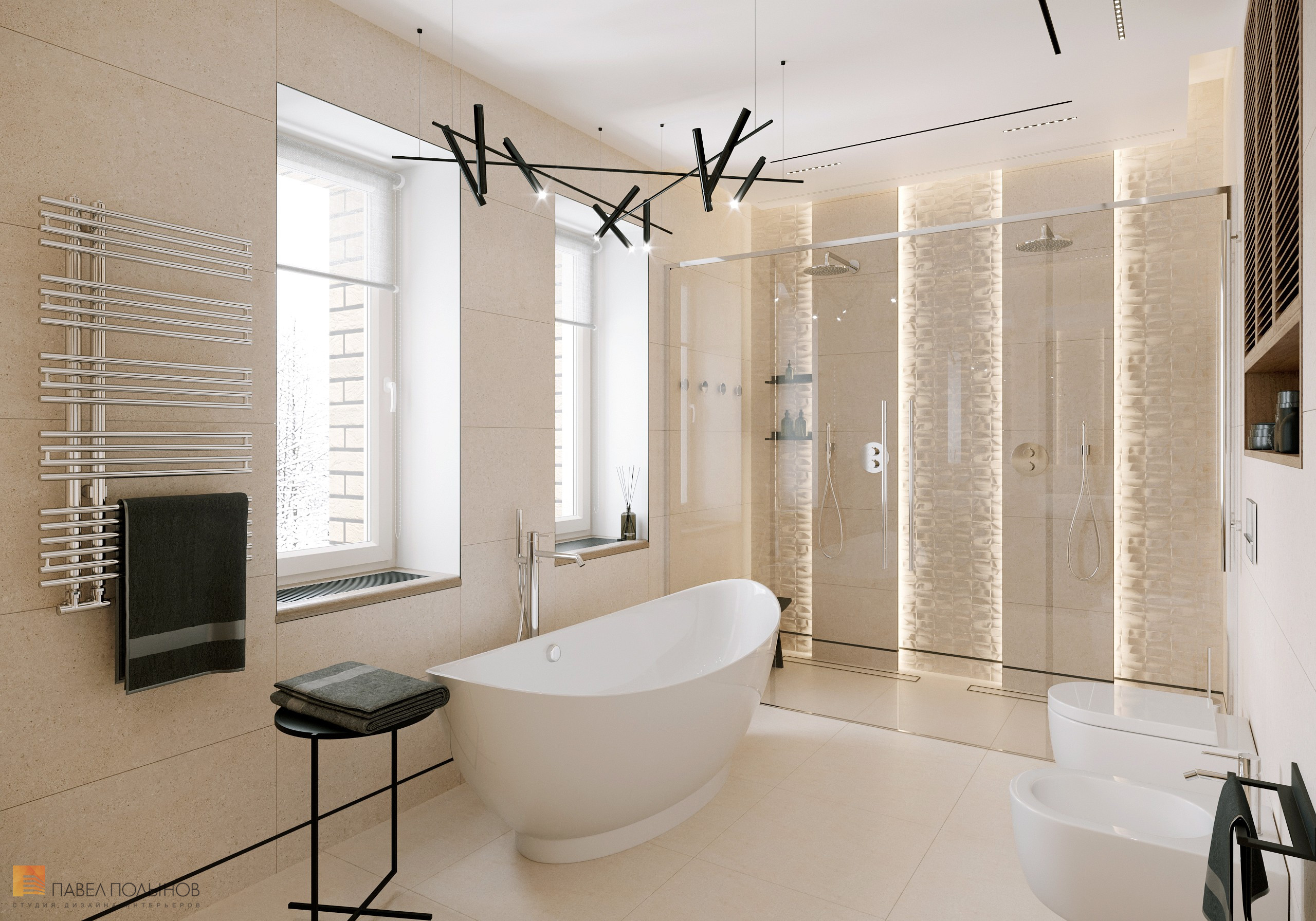 Фото ванная комната из проекта «Дом в Апрелевка парк, 245 кв.м.»