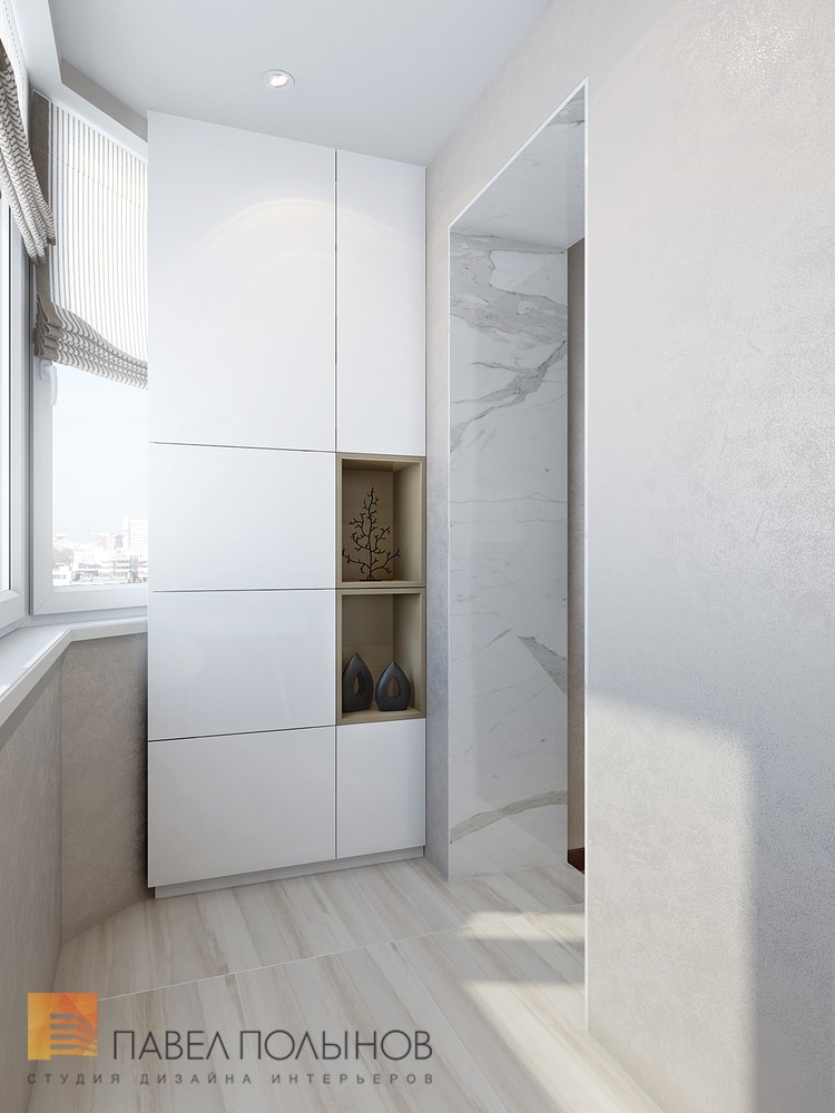 Фото лоджия из проекта «Интерьер двухкомнатной квартиры в Московской области, 80 кв.м.»