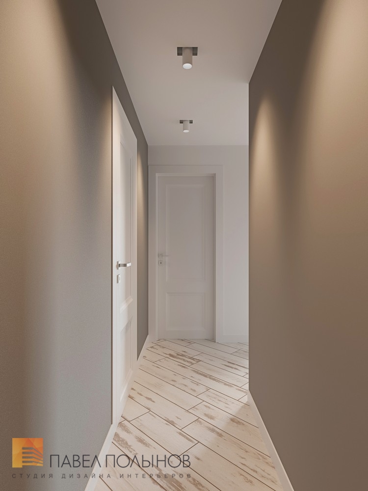 Фото интерьер коридора из проекта «Интерьер квартиры в скандинавском стиле с элементами лофта, ЖК «Skandi Klabb» »