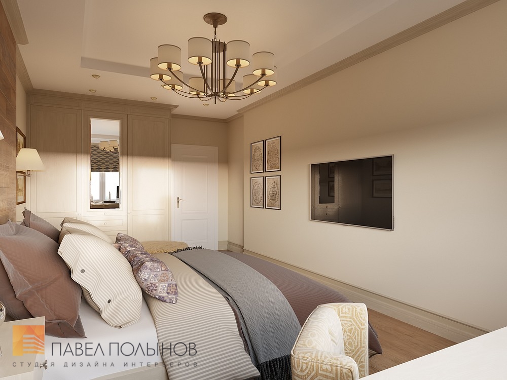Фото дизайн интерьера спальни из проекта «Интерьер квартиры в стиле прованс, ЖК &quot;Самоцветы&quot;, 100 кв.м.»
