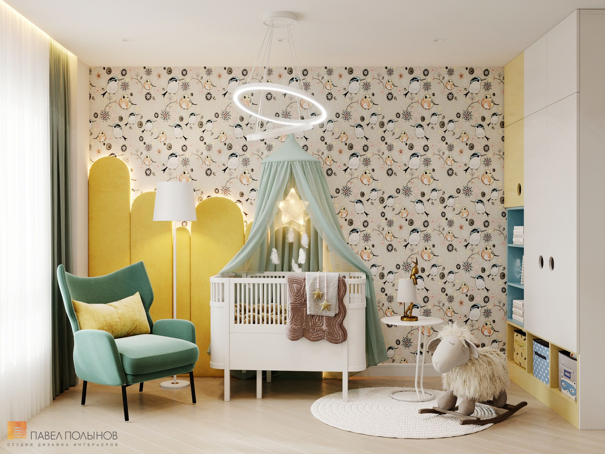 Фото дизайн детской комнаты из проекта «Квартира в современном стиле, ЖК «Аннино парк», 54 кв.м.»