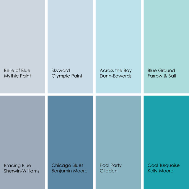 Як використовувати синьо-блакитні відтінки в інтер'єрі ванної кімнати