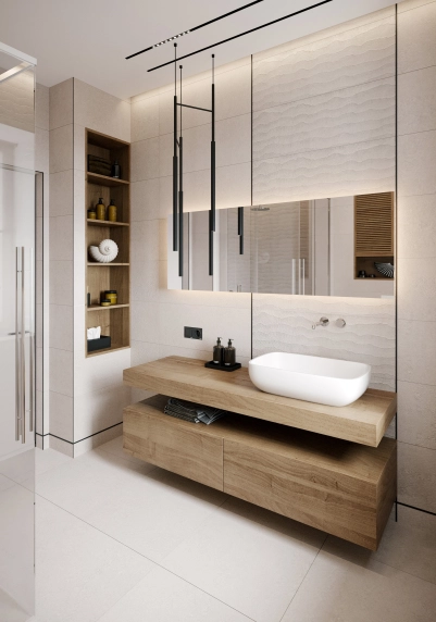 3 популярных варианта отделки ванной комнаты